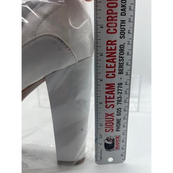 jeffrey campbell Havana Last platform heel white open toe High Heel Platform 5” - Picture 11 of 12